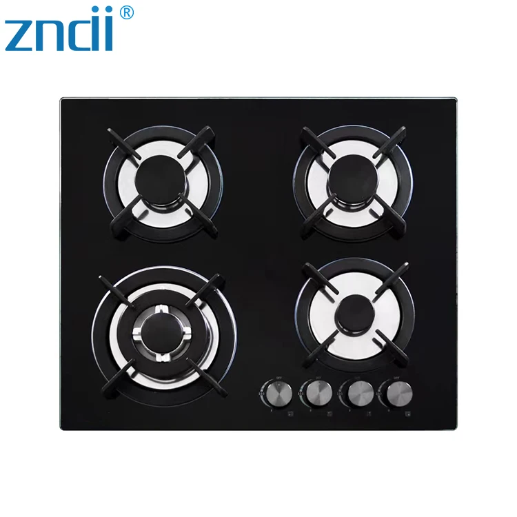 Guangdong Household Four-Cooker Cooktop Natural Gas Liquefied Gas Embedded Gas Stove