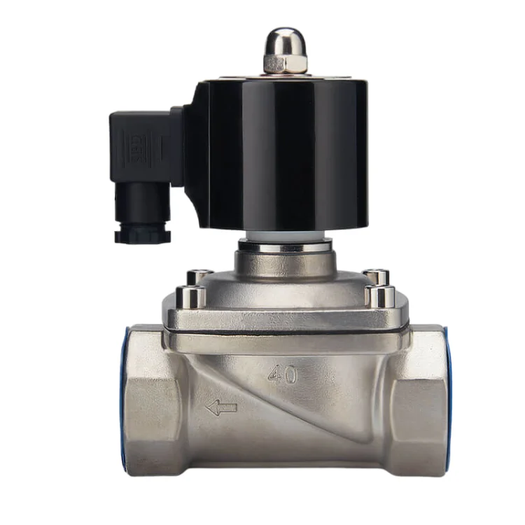 Manufacture two way thread connection stainless steel 304 316 solenoid valve for water