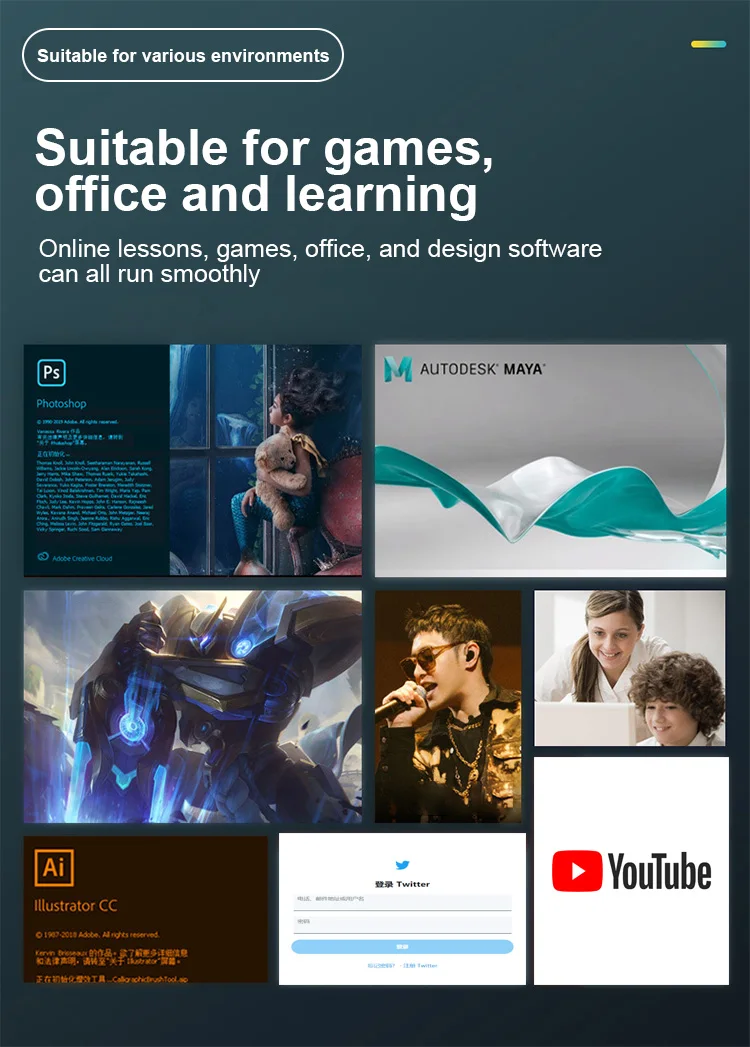 AIWO 15.6 Inch Buy Online Gaming Laptop Core I5 I7 Computer PC Ordinateur Portable Laptop Gamer Notebook I7 16GB 512GB Lap Top