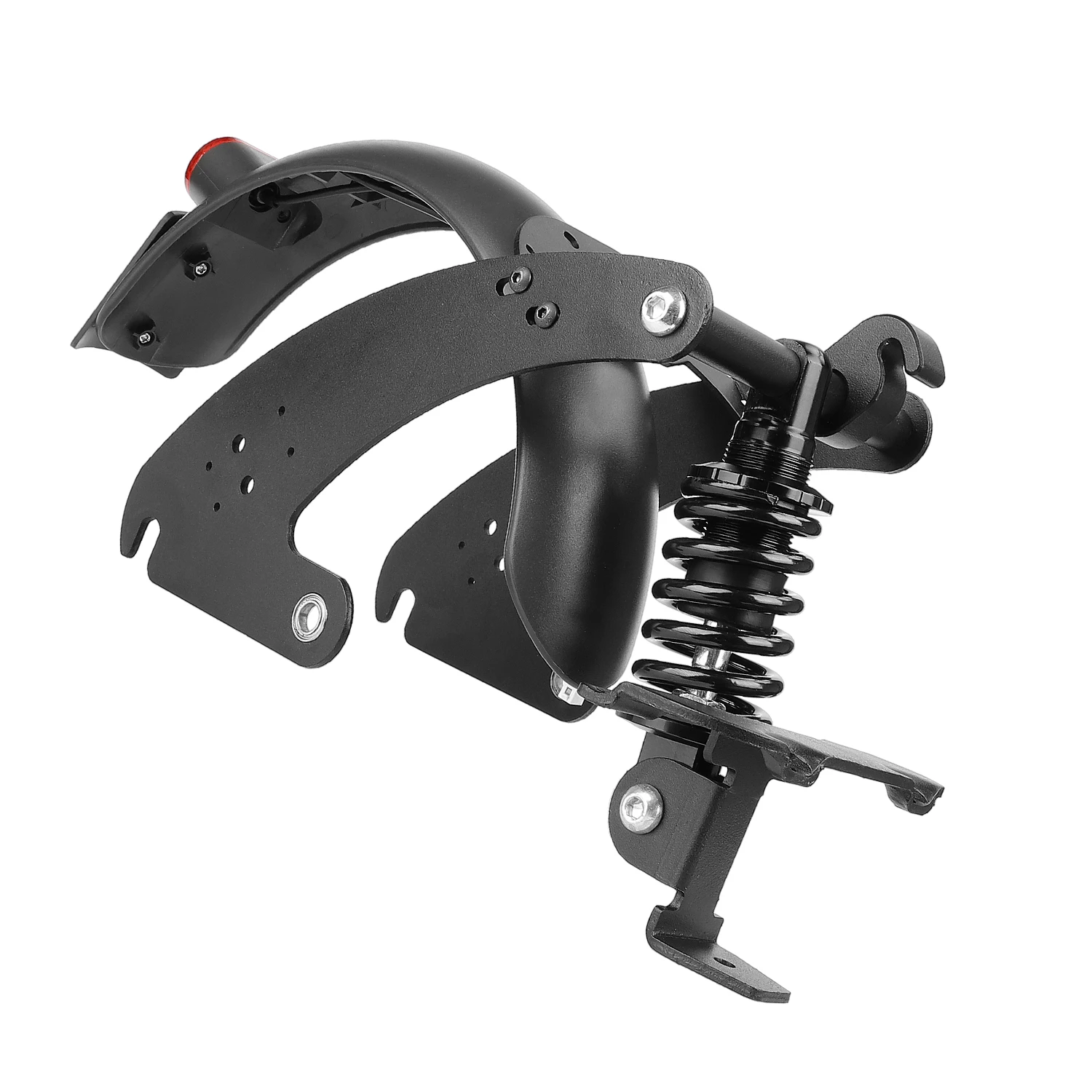 V2 Rear Suspension with Mudguard and Back Lamp for Ninebot G30 Max Electric Scooter Updated Version Rear Shock Absorber Set