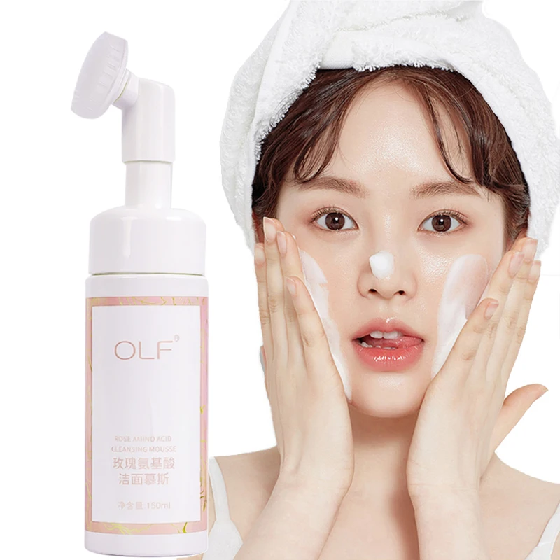 Oem Natural Vegan Moisturizing Face Foaming Wash Whitening Blackhead Acne Remover Hydrating Facial Cleanser For All Skin Types