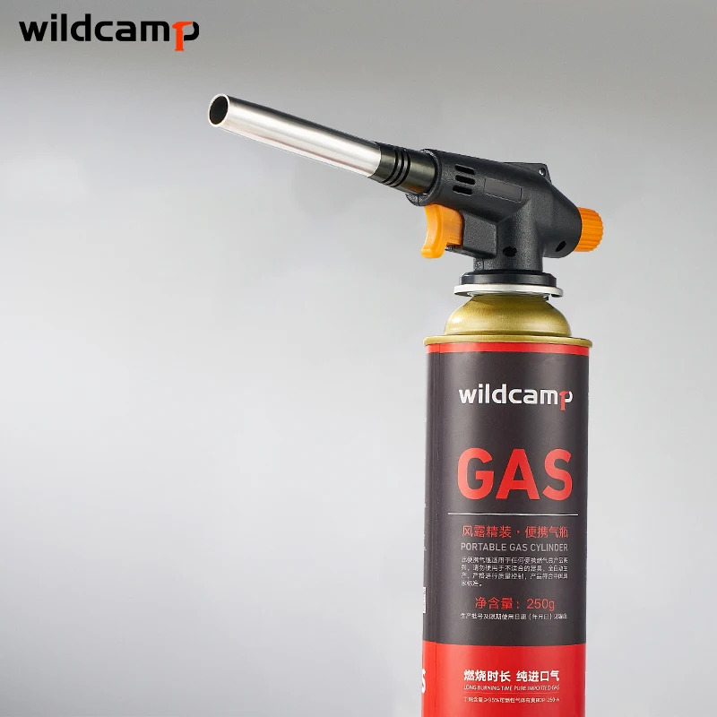 Wildcamp lpg propane heating torch blue flame lighter gun butane gas welding torch