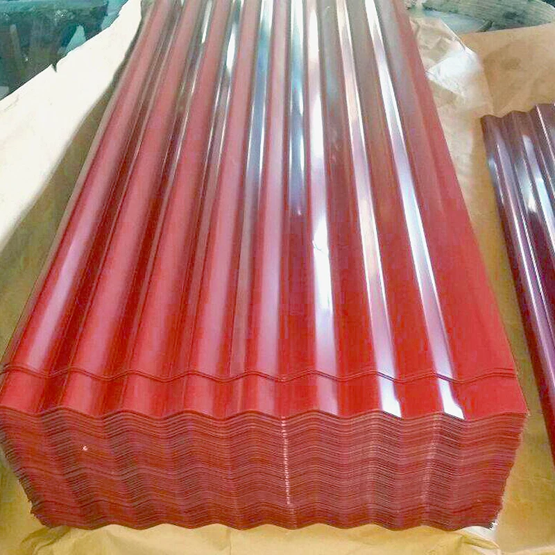 corrugated metal sheet price 18 gauge corrugated board color coated steel roofing sheets