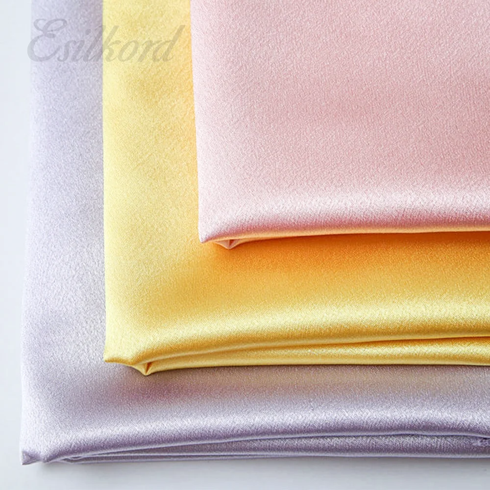Top Quality Custom Printing Plain Color Wholesale 100% Pure Silk Charmeuse 100% Mulberry Silk Fabric