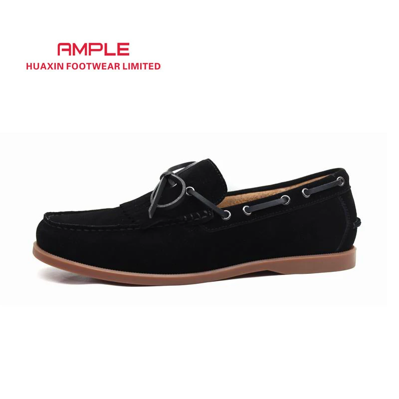 
men shoes genuine leather loafer shoes men casual leather moccasin full black shoe for men 