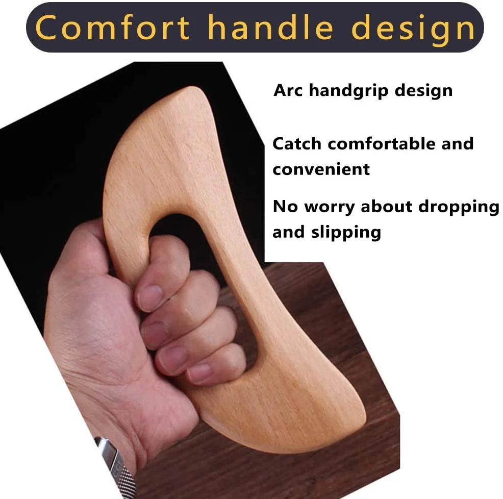 Scraping Anti Body Massage Beech Wooden Scraping board for  wholesale