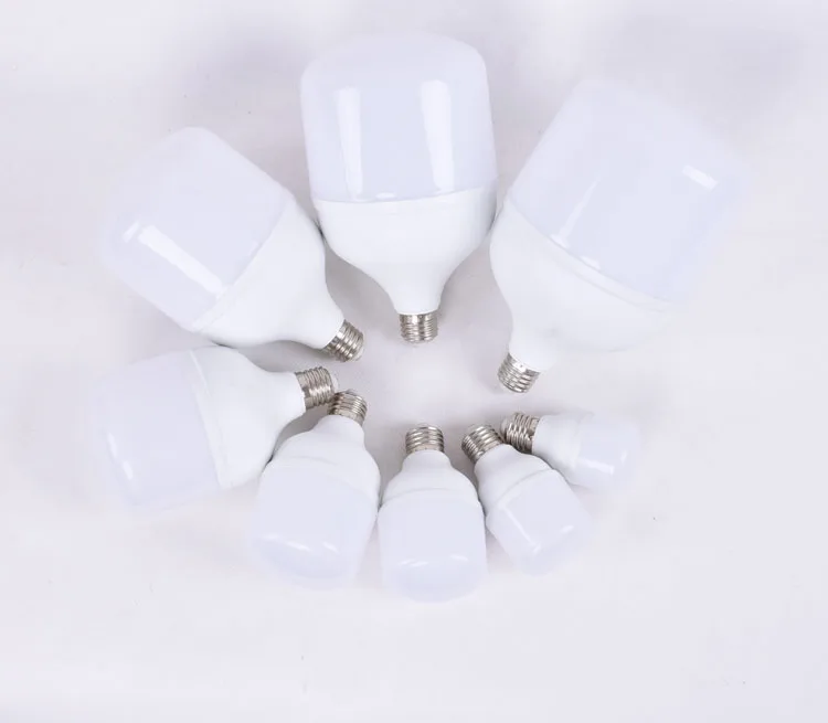 6w 10w 15w 20w 30w 40w 50w 60w led lighting parts bulb plastic cover led material bulb light