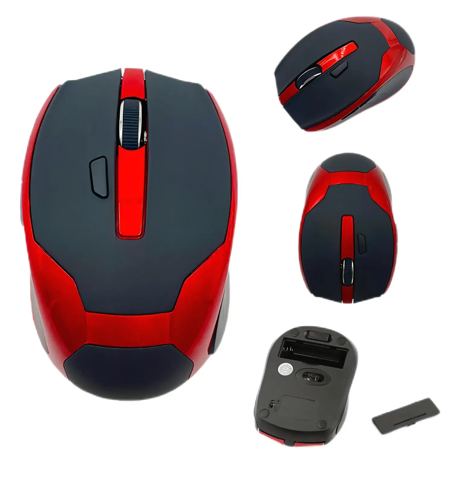 Trade Assurance Supplier 2.4G Wireless Optical Drivers Gaming Mouse Mini Laptop multi-color ABS 6buttons cheap price custom logo