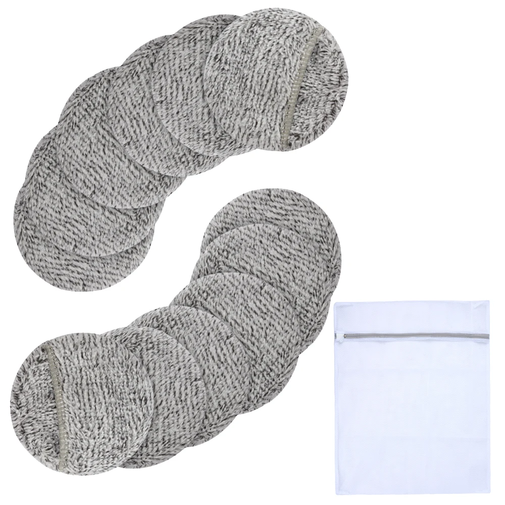 Bamboo Coral Cleansing Pads Reusable Microfiber Makeup Remover Pads Washable Make up Remover Pads