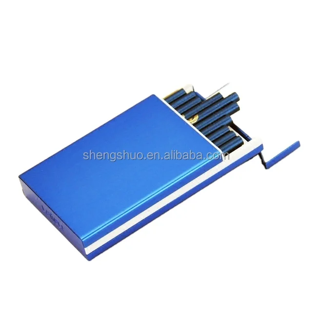 High Quality Women Slim 20pcs Aluminium Cigarette Case Box Custom Cigarette Case For Slim Cigarettes