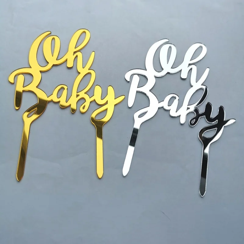  Акриловый Топпер для торта на день рождения Oh baby