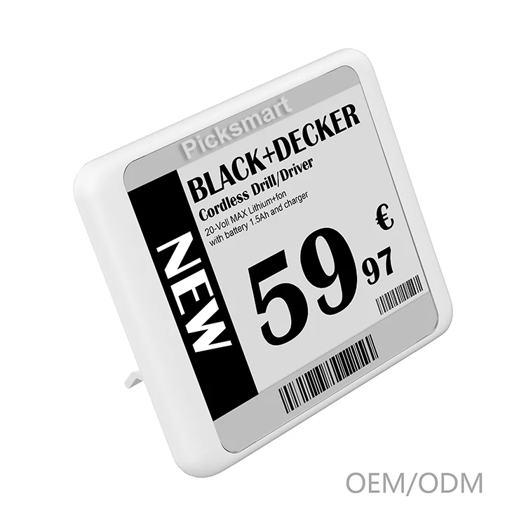 New Sample BLE 5.0 Technology 4.2 Inch Smart Retail Tags E ink Display ESL For Supermarket Electronic Shelf Label