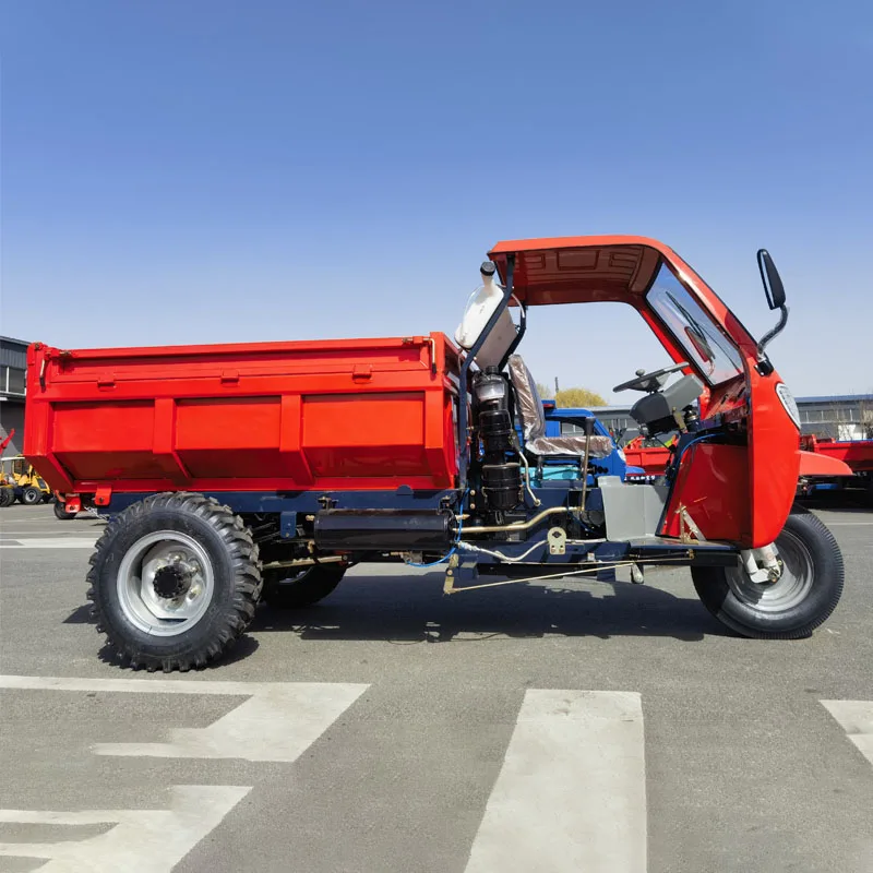 Bob-Lift 3 Wheel Motorcycle 2 Ton Dump Truck Motorized Tricycle Custom Cargo Motorized Tricycle For Adults