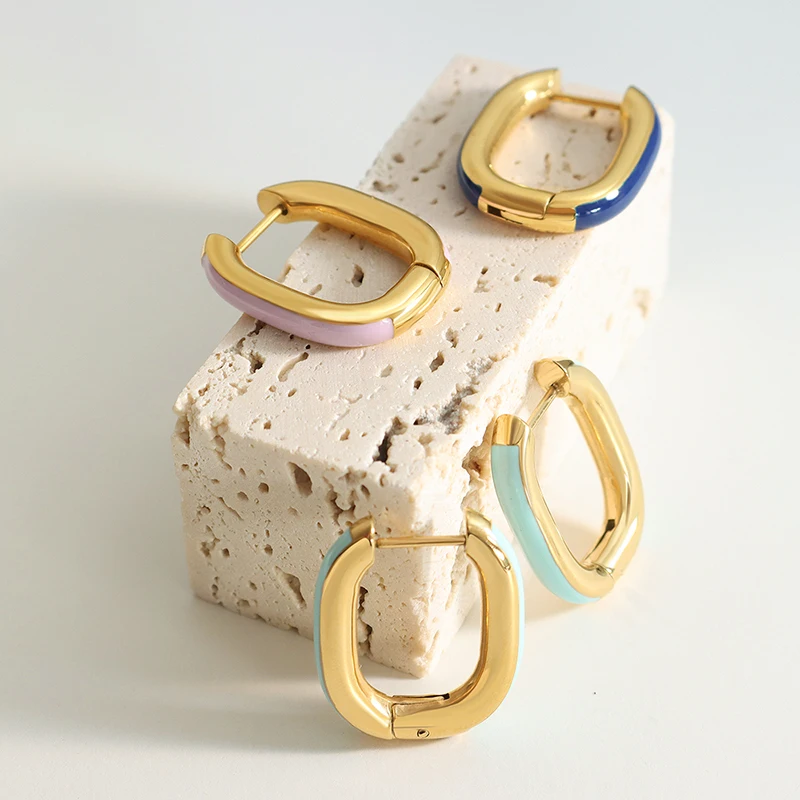 Design earrings New girls wholesale stainless steel earrings