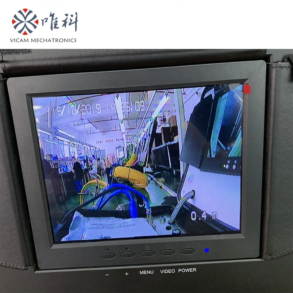Vicam 20M 50M Sewer Drain Pipe Inspection Camera 8inch Screen 23mm Industrial Endoscope Camera Depth Counter Sewer Cameras