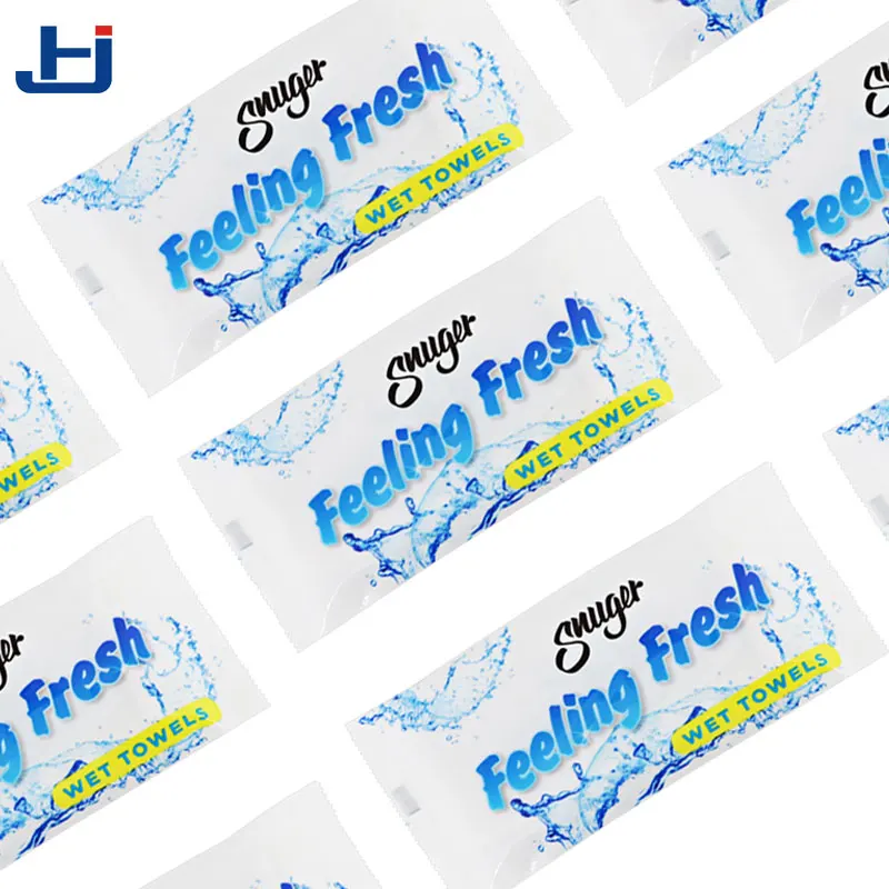 Одноразовое освежающее мини-полотенце для рук из хлопка