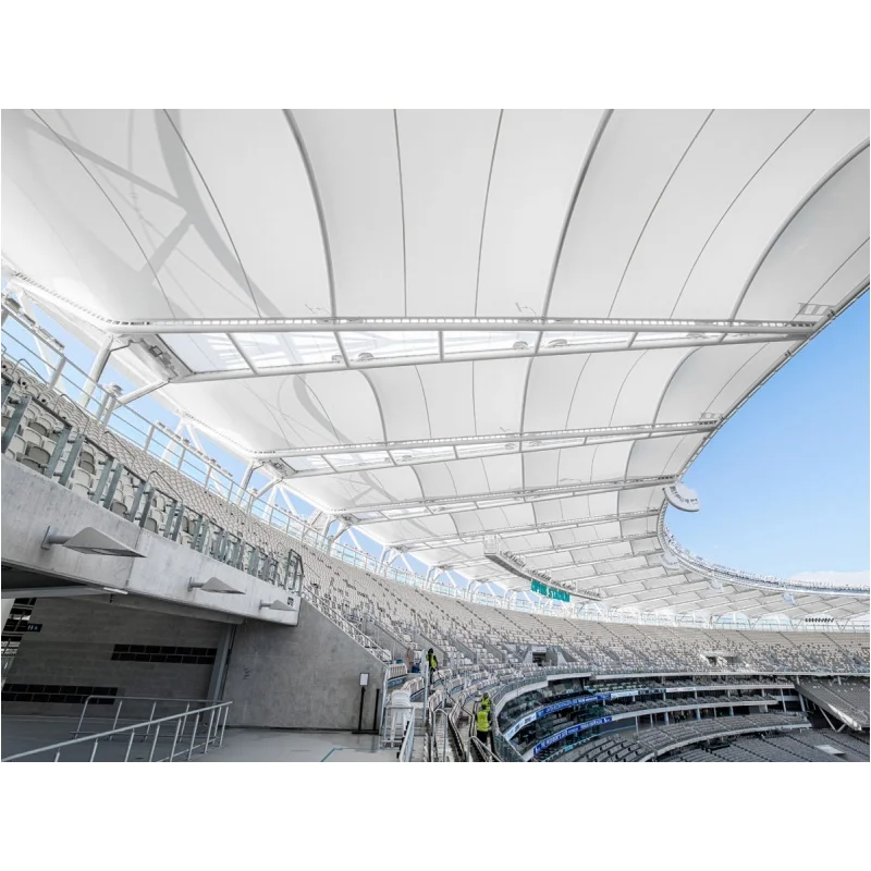 PVDF Fabric Tensile Membrane for Stadium Modern Design professional manufacture Covered