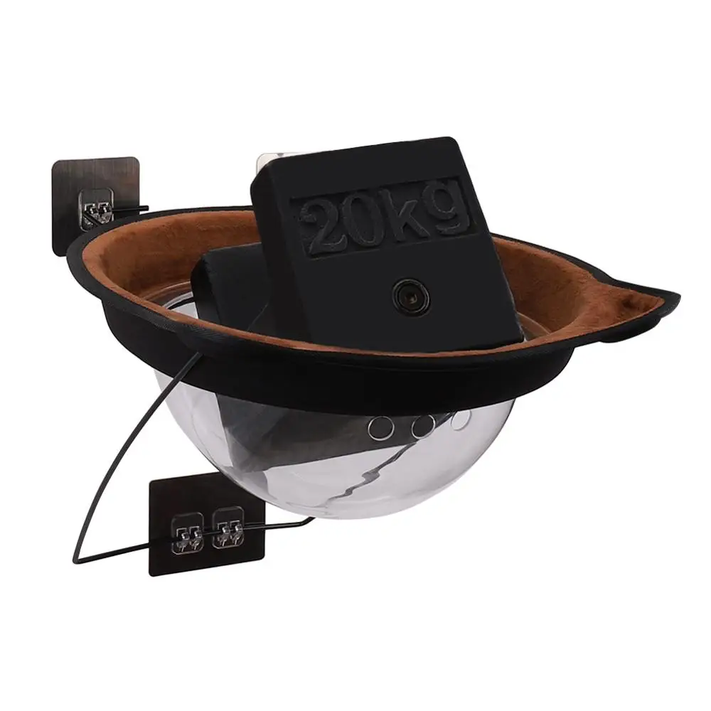 
Space Capsule Design Comfortable Long Plush Soft Pet bed Window Mount Pet Cat Hammock Pet Bed 