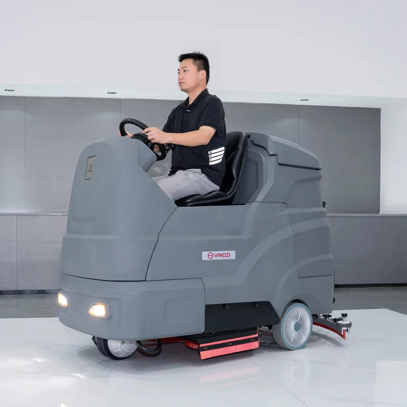 Yangzi X9 Tile Floor Washing Machine Automatic Ride On Electric Industrial Floor Scrubber