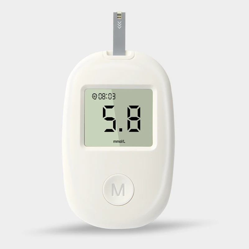 Hospital used blood glucose meter LCD display glucometer with better