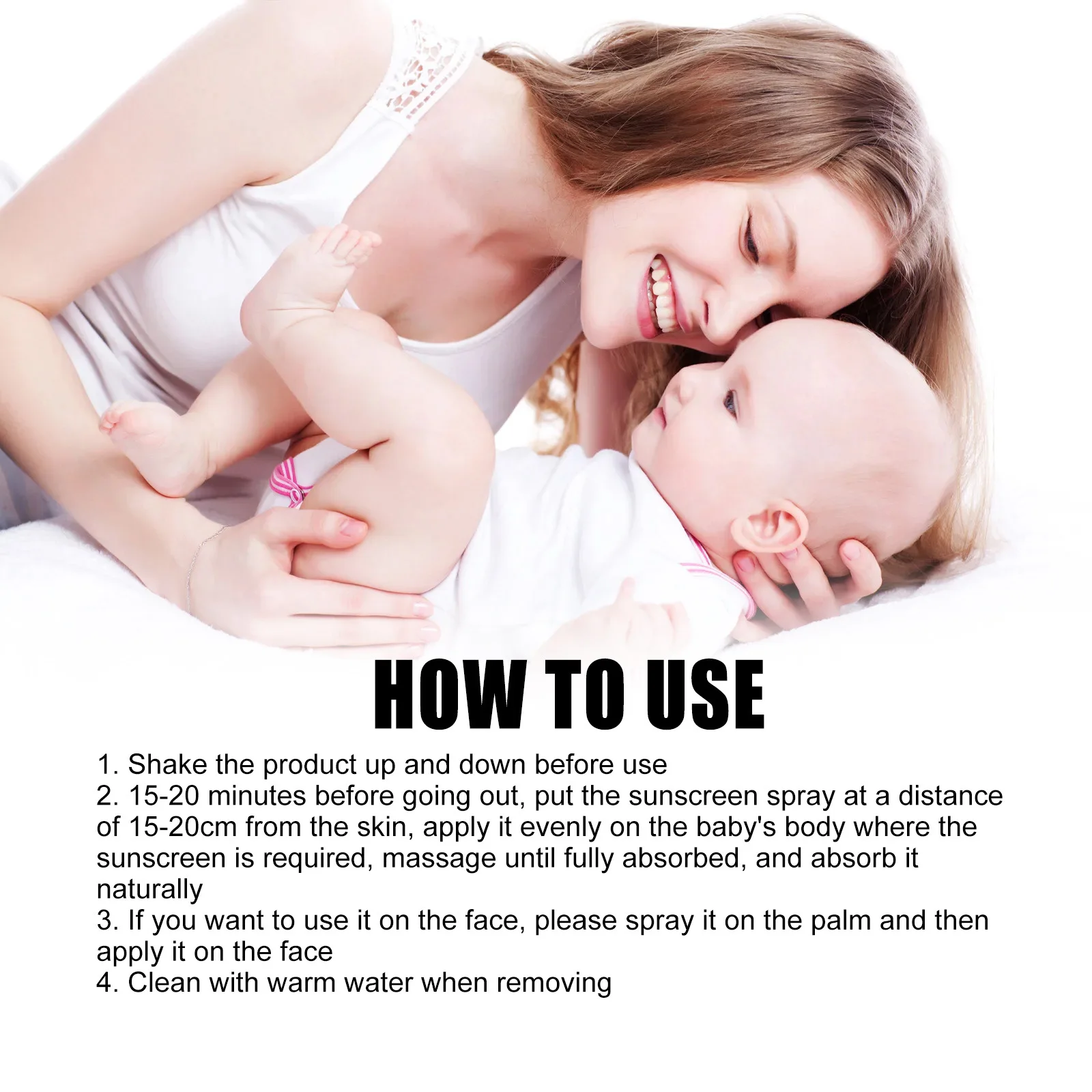 Wiieey Wholesale Professional Skincare Non-Greasy And Lightweight Mineral Baby Sunscreen Spray