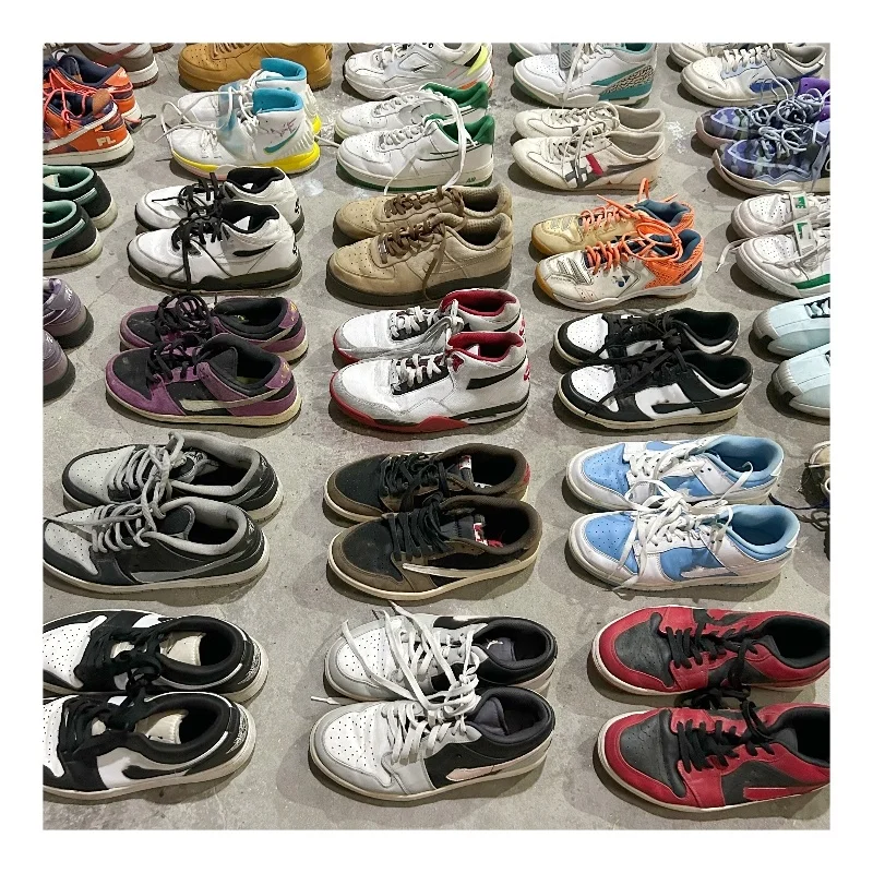 S05 used shoes for men second hand branded basketball sports running shoes sneakers in bales