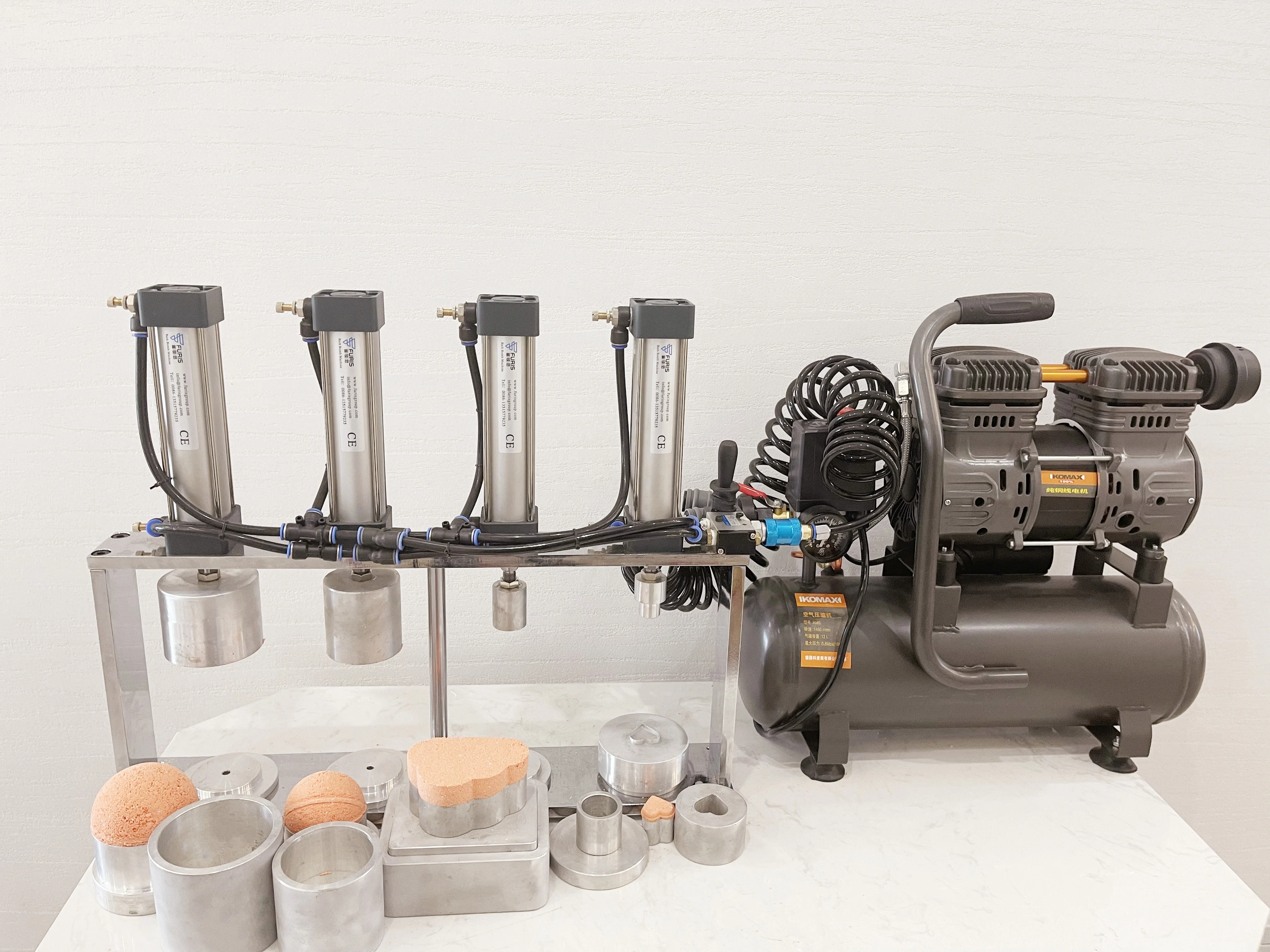 manual hand make small bath bomb press making machine make your own bath bomb press machine at home bath bombs rings  molds