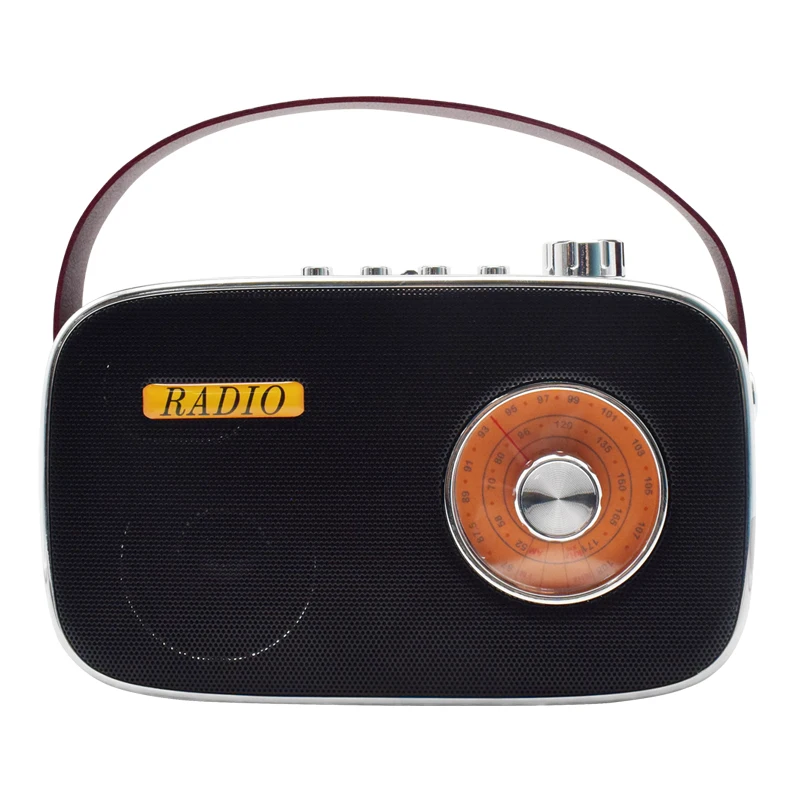 Wholesale Price Portable FM/AM Electronic Retro Radio With TF card and USB connection