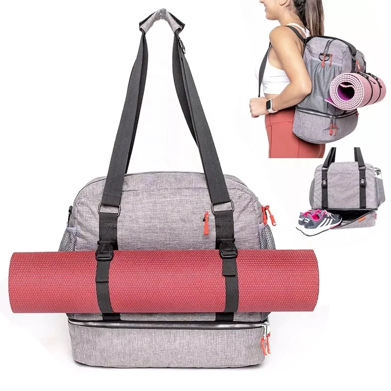 gym bag Yoga Tote One Shoulder Bag Tote is suitable for the office, yoga, Pilates, travel, beach and gym Yoga Mat Bag