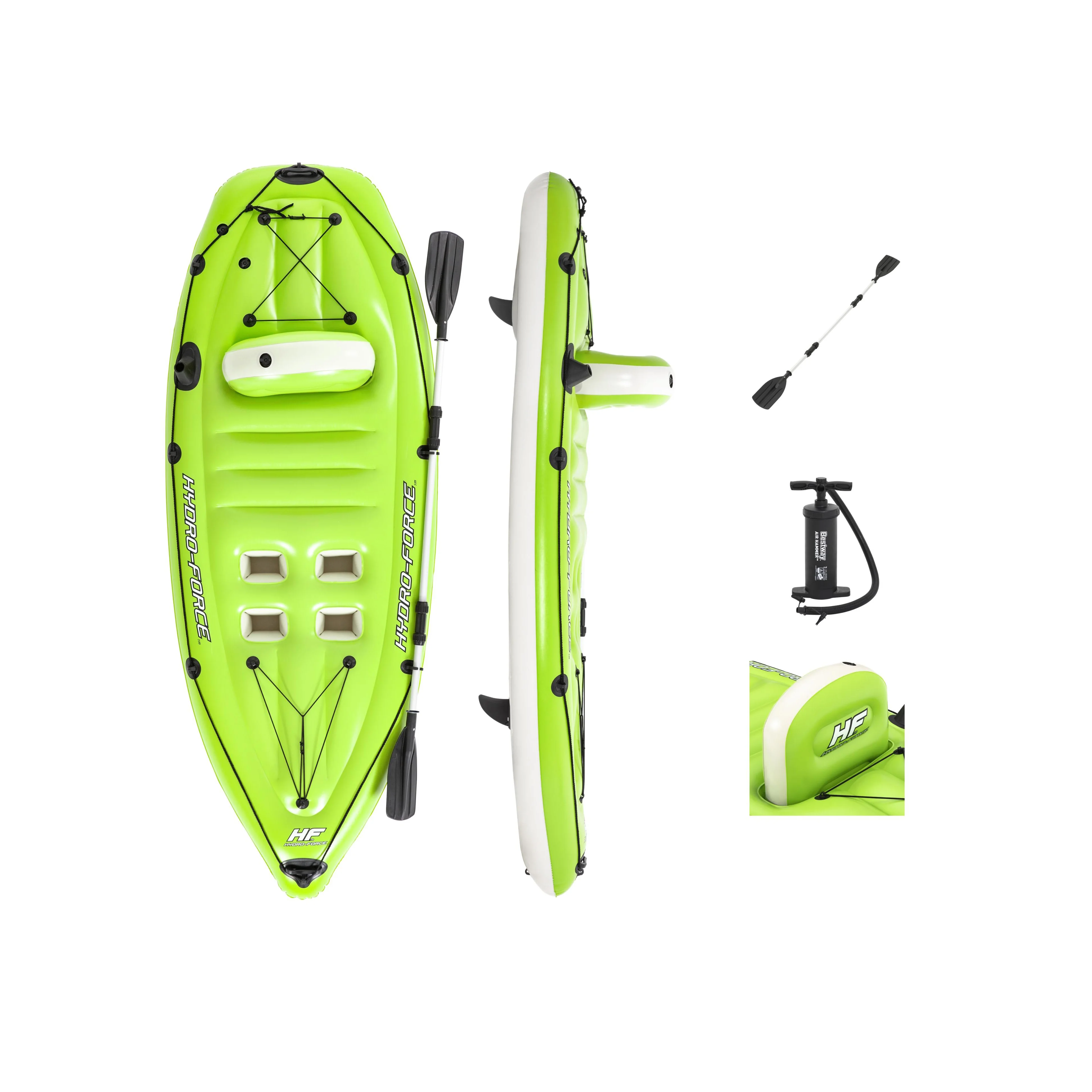 65097 Inflatable Kayak Inflatable fishing canoe pontoon boat raft rowing boats