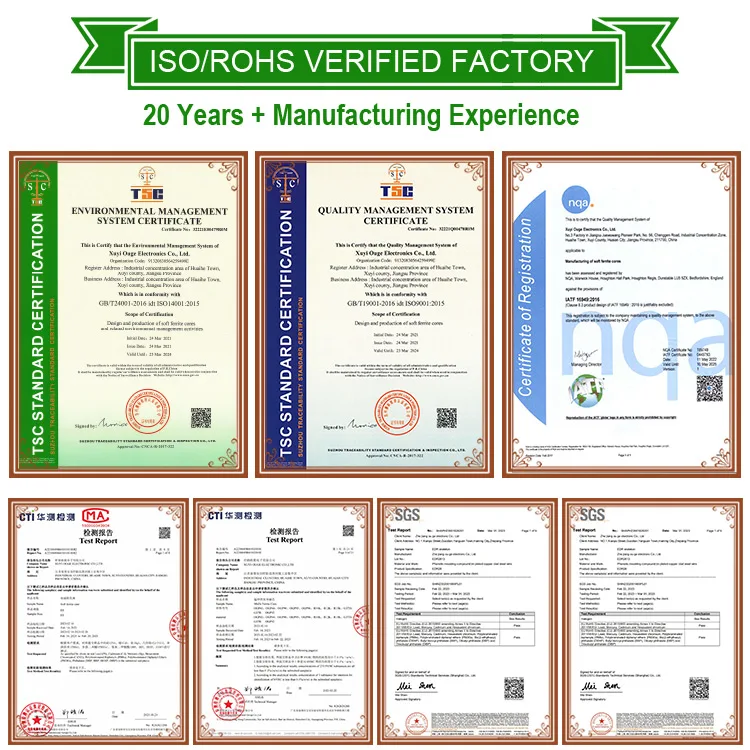 High performance T25*15*13 black toroid core mn-zn ferrite core for transformer