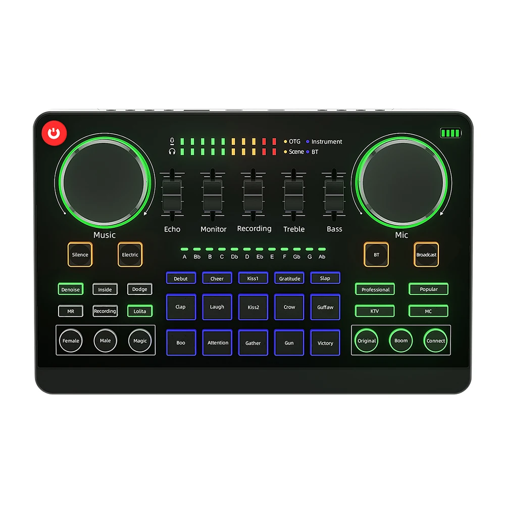 Professional audio sound card v800 Studio Audio Interface Recording Sound Card Set