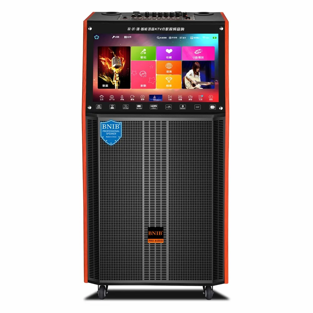 Latest Products 2022 ODM Screen Speaker Portable Speaker Display Dj Speaker With Screen Home Theatre Entertainment For Party