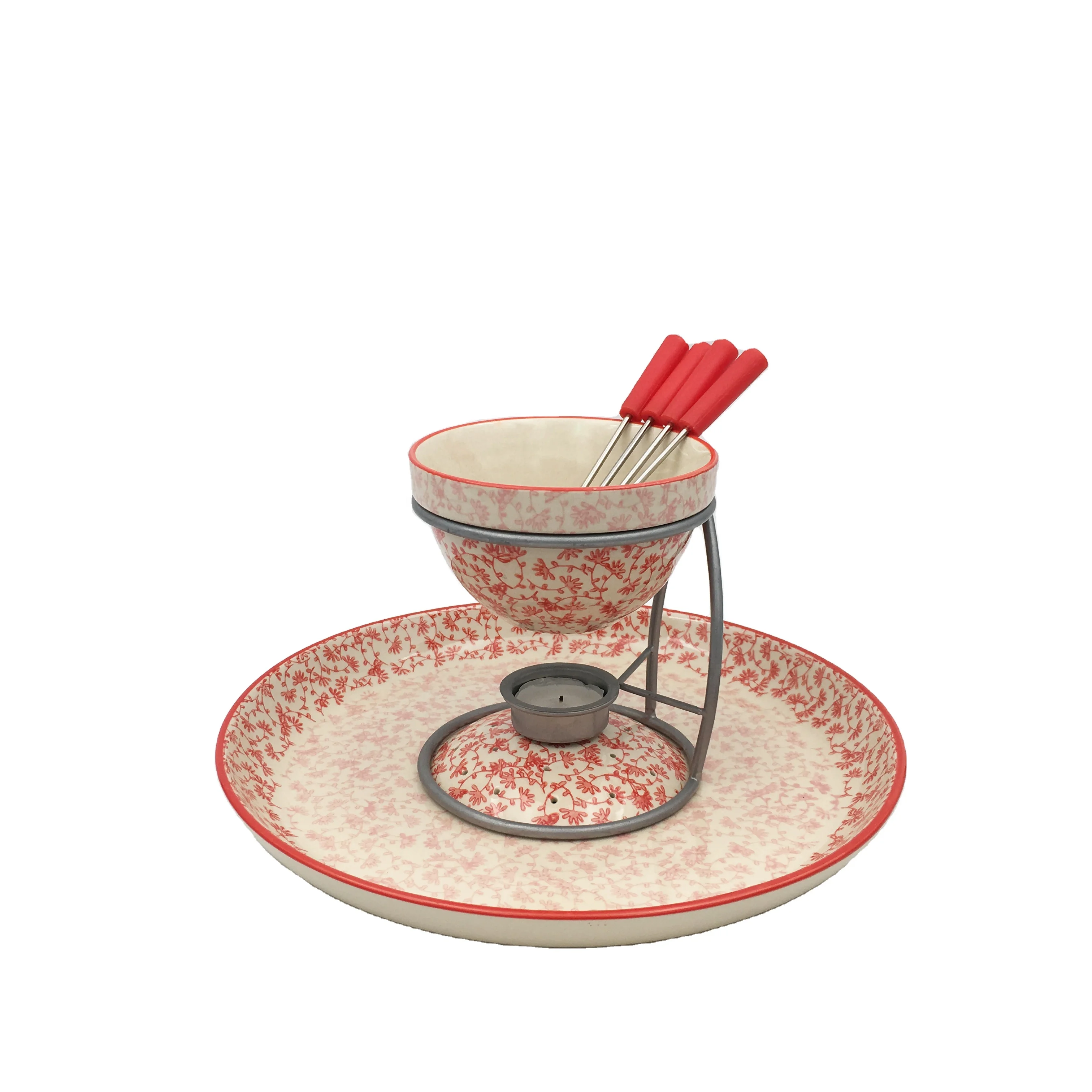 
Unique handmade ceramic chocolate melting pot 