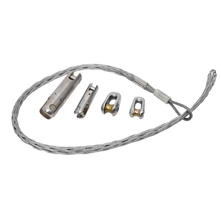 Power cable wire mesh sleeve, optical cable traction and towing wire, steel wire snake skin mesh sleeve