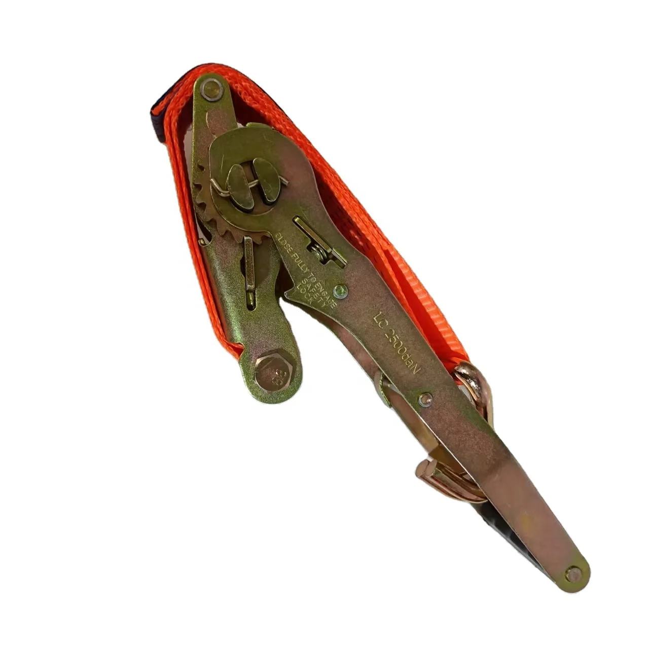 Competitive price 2 inch 50mm 10m truck strap polyester ergo ratchet tie down lashing strap 50 mm x 10 Meter Ratchet belt