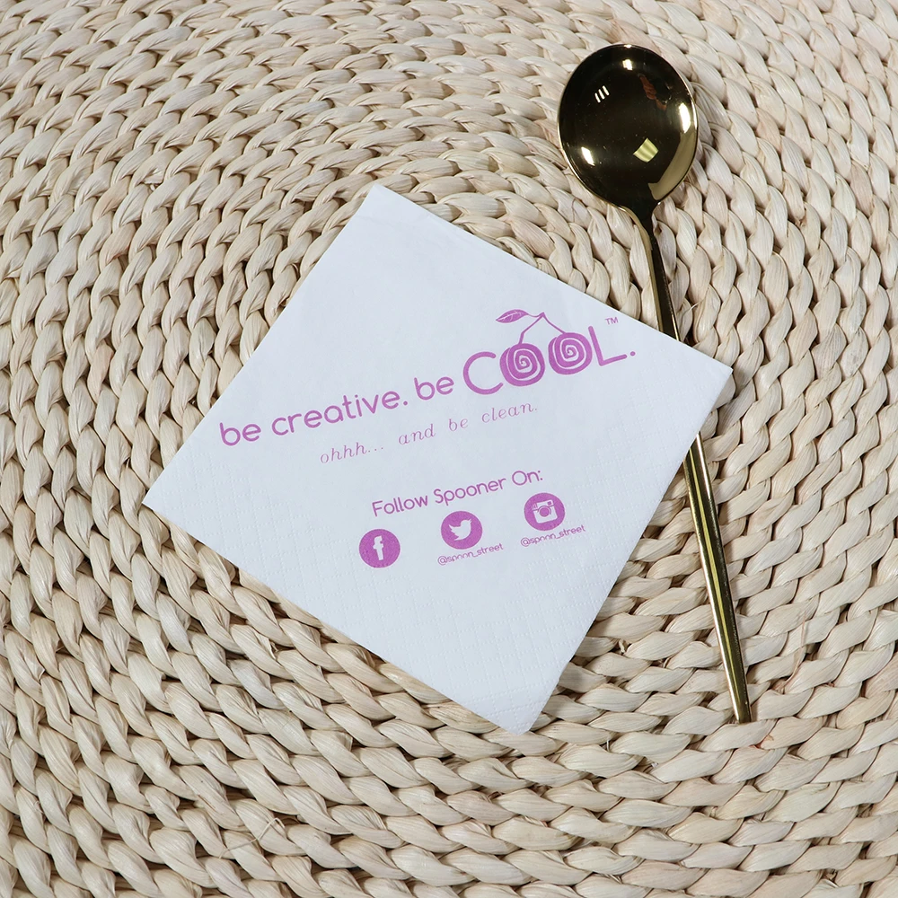 Upgrade Sale Custom Print Facial Tissue Holiday Napkin Face Tissue Paper Facial  cellulose tissue paper