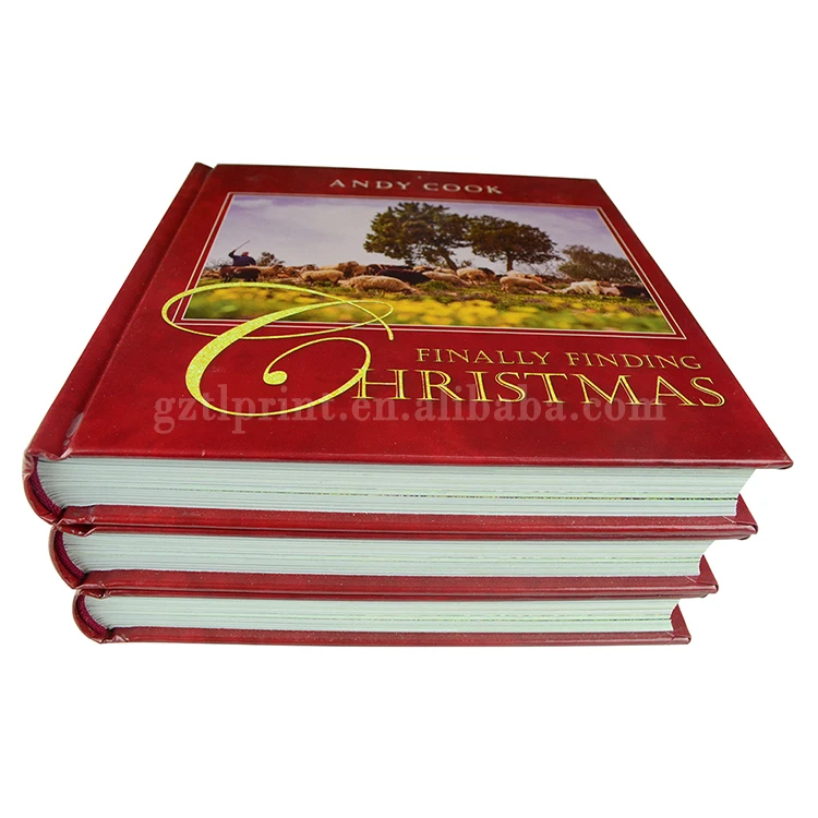
Customized Printing Service Round Spine Full Color Hardcover Book Printing 