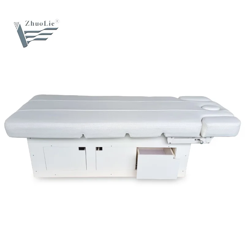 Luxury Beauty Salon Spa Bed Facial Beauty Lash Bed Heating Mattress 3 Motors Electric Massage Table