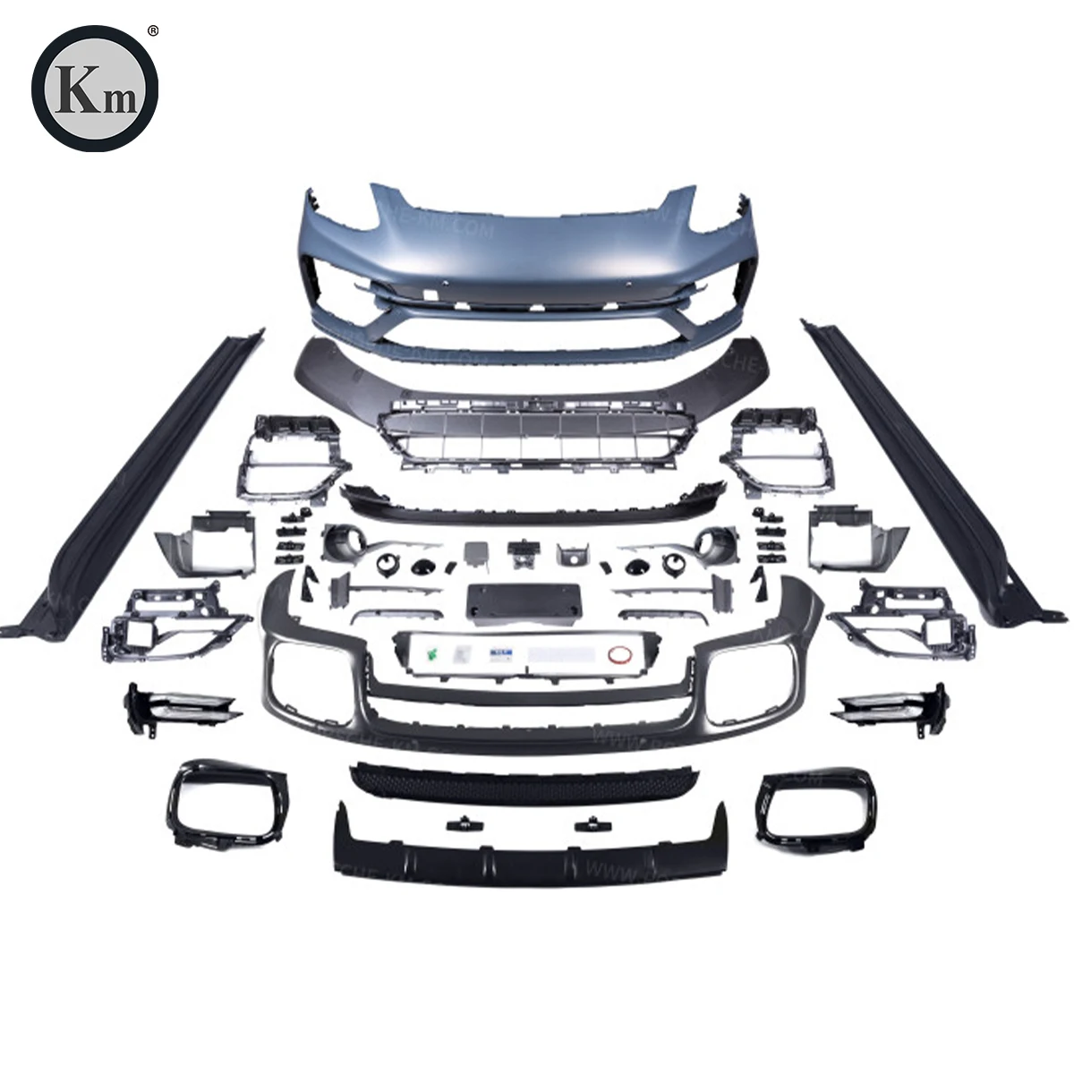 KM For  2017-2021 panamera 971 upgrade 971.2  turbo  S style bumper  facelift front bumper bodykit  GTS side skirt rear diffuser