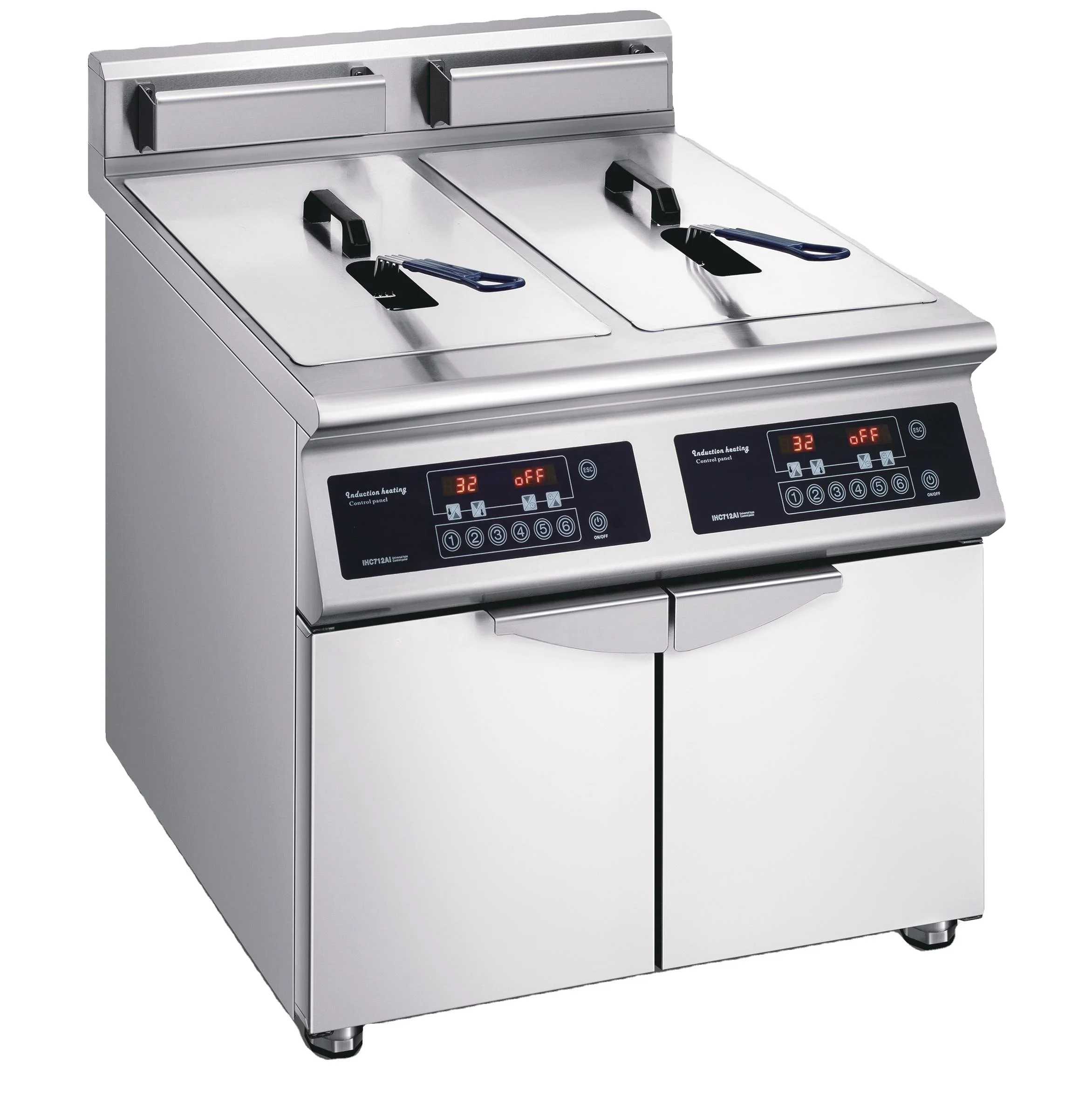 countertop commercial industrial chicken deep fryer restaurant induction deep fat fryer