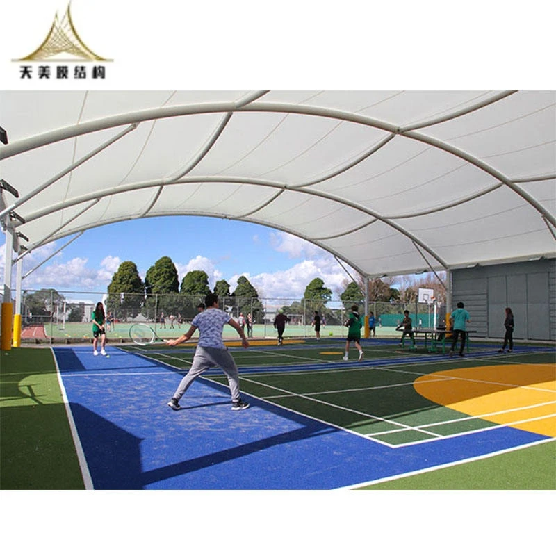 2025 New Design Architecture Tennis  Sport Court Tent Waterproof Structure Material Membrane Roof for Stadium Playground