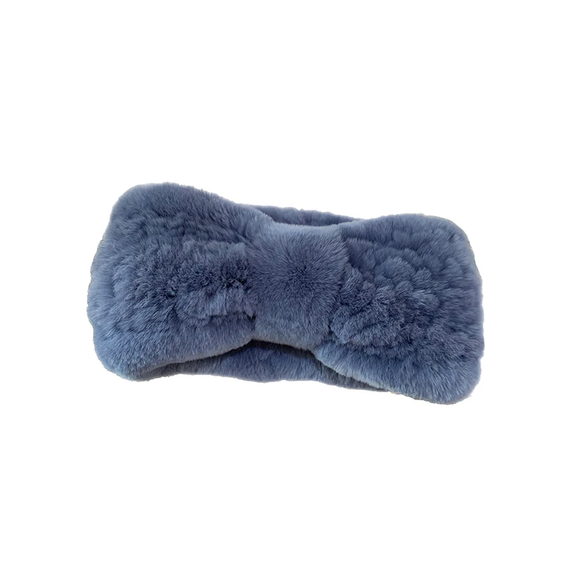 ZDFURS rabbit hair collar female winter stretch mesh collar with joker real fur plush head scarf