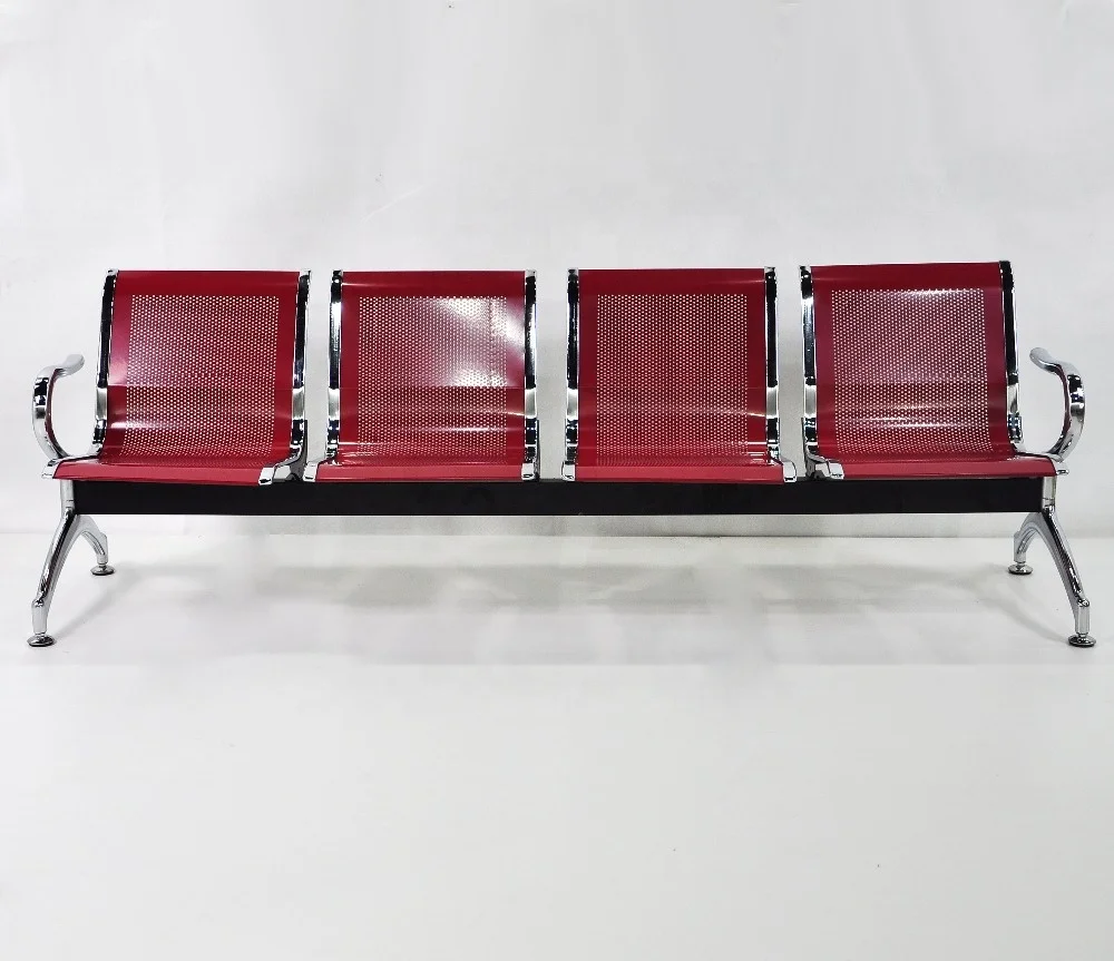 4 Seats Waiting Room Bench Seats Gang Chair Waiting Area Chairs Airport Waiting Chair