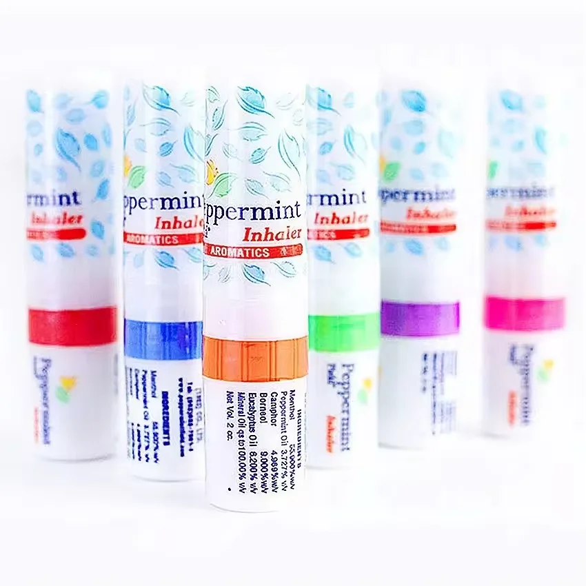 Top Selling Thailand Products Thailand Nasal Inhaler Sticks Essential Oils Mint Flavor Nasal Inhaler Stick
