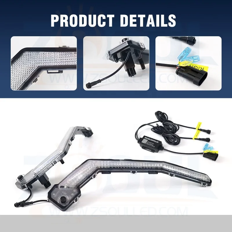 Factory Direct Can Am Maverick X3   ATV UTV Chasing RGB/yellow color Turn Signal Light  For Xds Xrs 2017 2018  Front Led