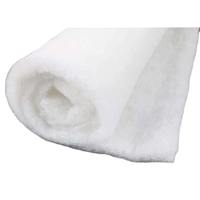 Free Sample Nonwoven Polyester Fiber Wadding Padding Quilted Pillows Polyester Wadding