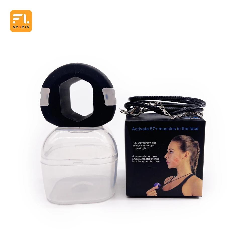 Hot Sale in Stock 3-resistance Levels Face Muscle Silicone Jawline Exerciser for Men Jawline Exercise Stress Ball Jawline Shaper