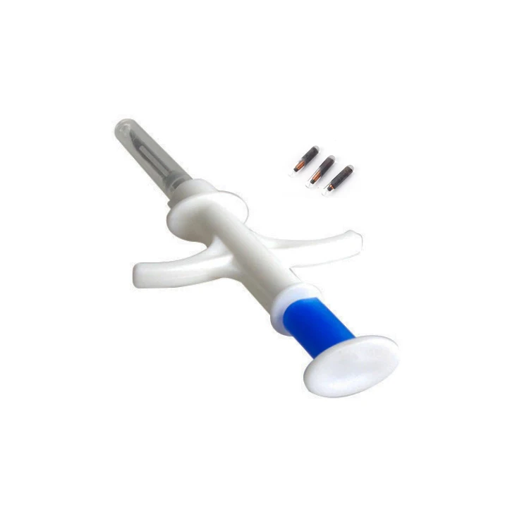 FDX-B RFID animal ID injectable microchips for dogs 2.12x12mm with Syringe ICAR certificated