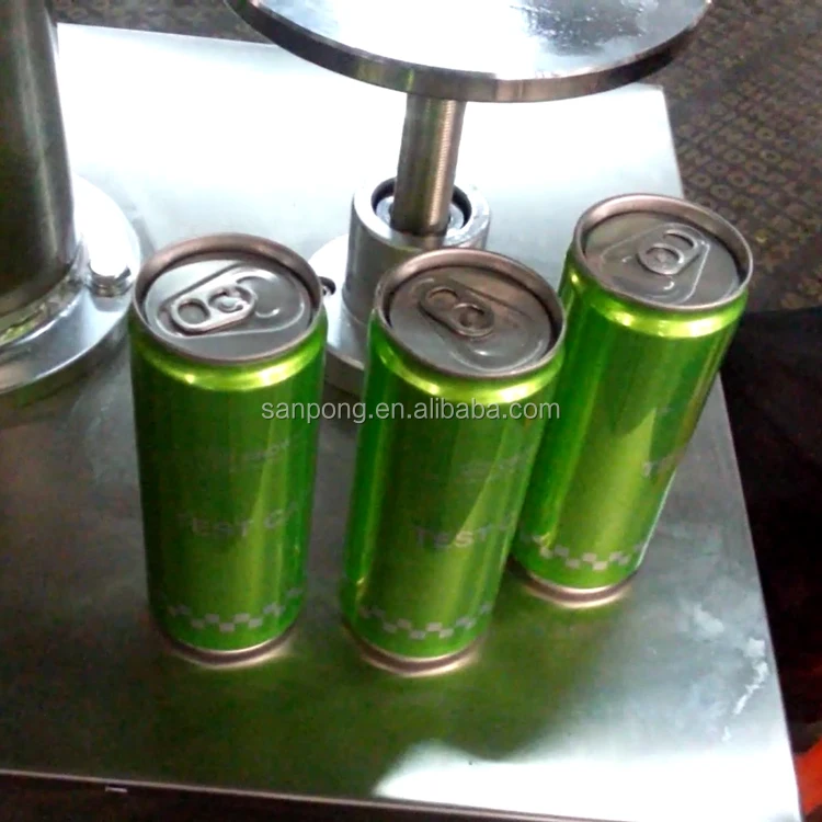 Semi automatic tin can sealing machine, small food canning machine for /fruit/fish/beans/tomato/beer